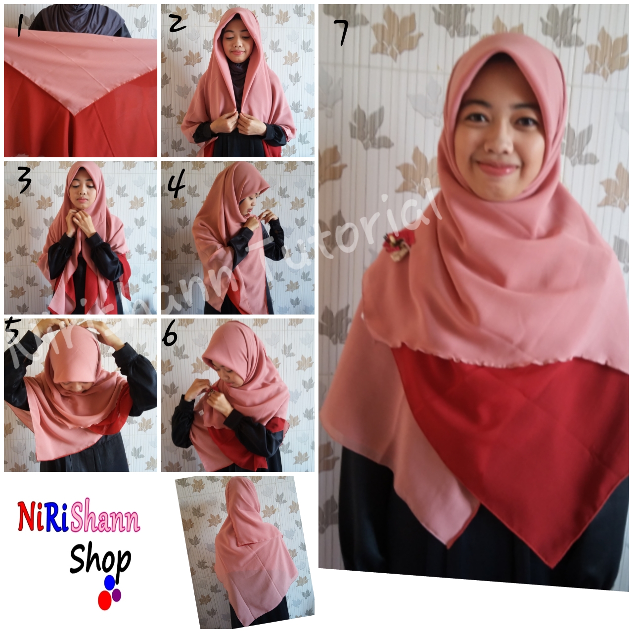 Tutorial Hijab Paris Double Syari Rekanhijab