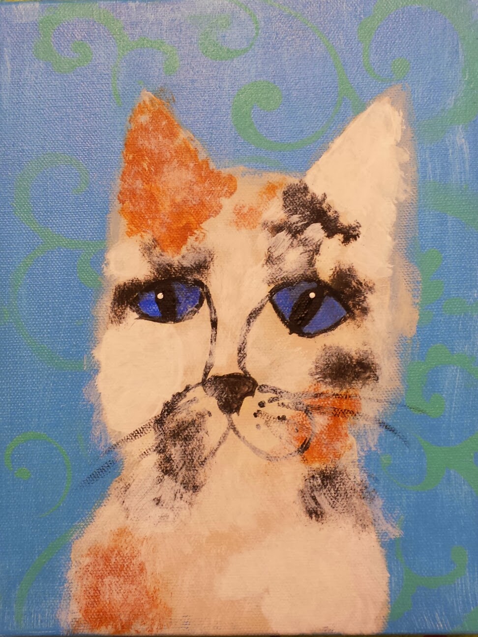 Download Angela Anderson Art Blog: Cat Portrait Paintings - Kids ...