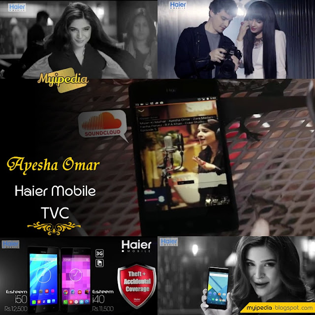 Haier Esteem i40 & i50 TVC 2015 Ayesha Omar video