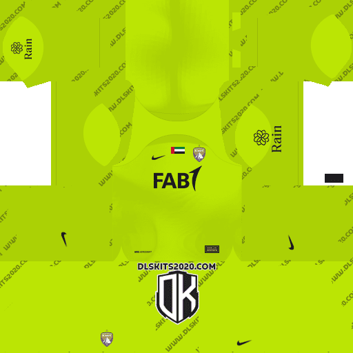FC AL Ain (UAE) DLS Kits 2022-2023 Nike - Kit Dream League Soccer 2023 (Goalkeeper Away)