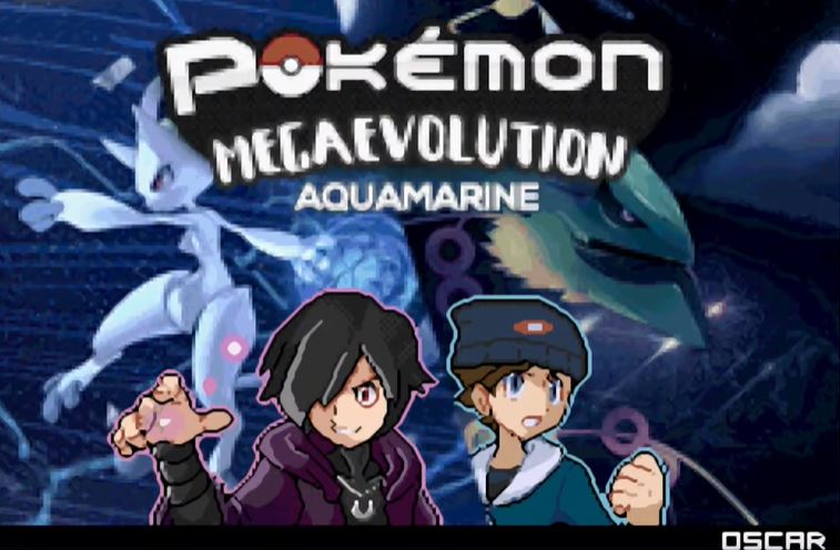 Pokemon Aquamarine Megaevolution para GBA Imagen Portada