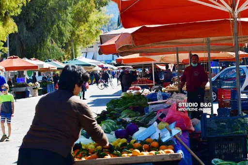 Στην Τρίπολη καλούν τους πωλητές λαϊκών αγορών της Αργολίδας και της Σπάρτης να μην προσέλθουν