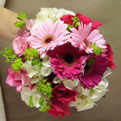 Bridal Bouquets Peonies Hydrangeas Roses 2013 Lilies Tulips with Brooches Purple white Roses ...