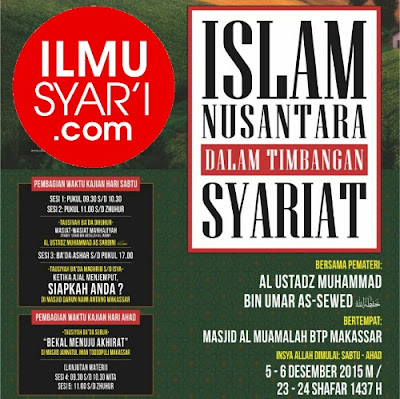 [AUDIO] Islam Nusantara Dalam Timbangan Syariat - Ustadz Muhammad Umar as Sewed