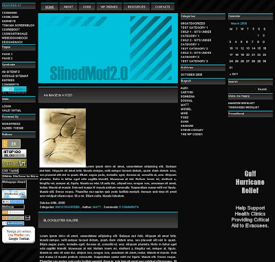 Slined Mod 2.0 Blogger Template