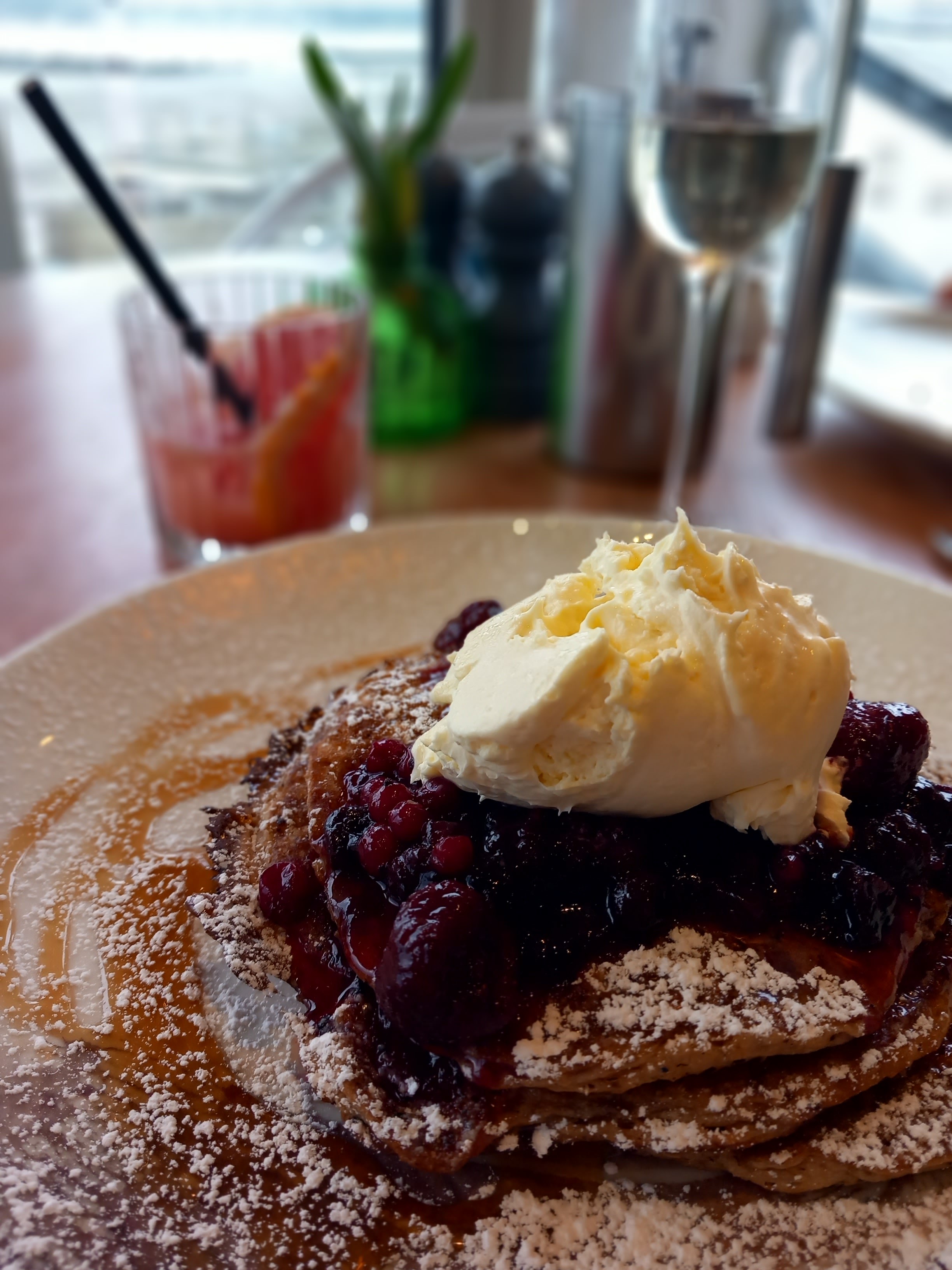 Delicious breakfast at Godolphin hotel