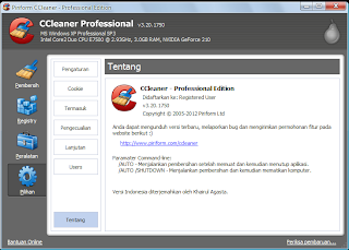 CCleaner Professional 3.20.1750 Full + Crack