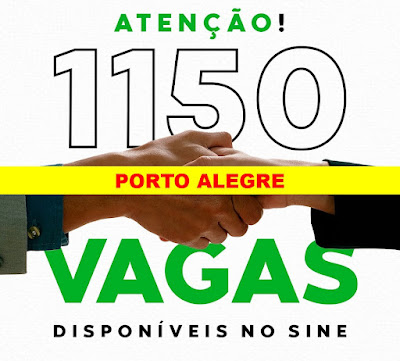 Sine Municipal anuncia 1150 vagas em Porto Alegre