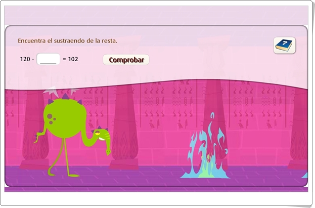 "La prueba de la resta" (Juego de Matemáticas de Primaria)