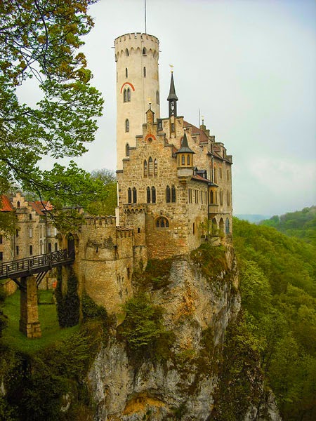 Lichtenstein castle in Baden-Württemberg, Germany