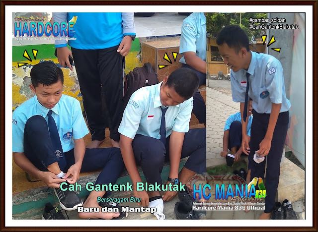 Gambar Siswa-Siswi SMA Negeri 1 Ngrambe Cover Biru - Buku Album Gambar Soloan Edisi 6