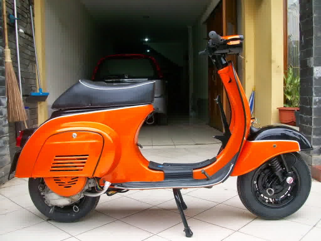 Foto Modifikasi Motor Vespa Terkeren Dan Terbaru Modifikasi Trail