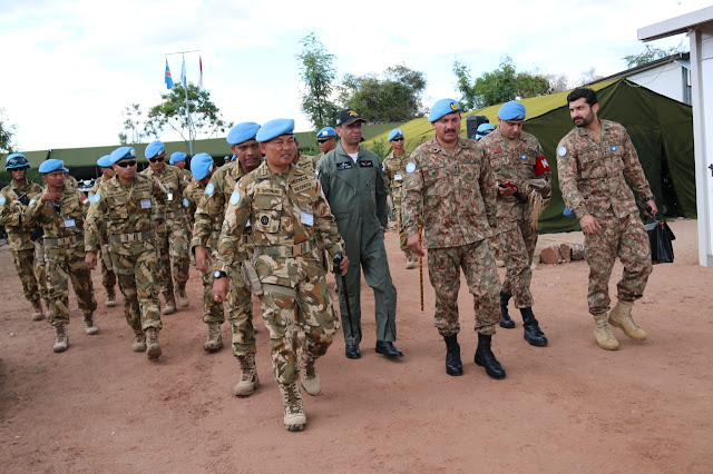  Komandan Sektor Selatan MONUSCO Kunjungi Satgas TNI  Konga XXXIX-A RDB