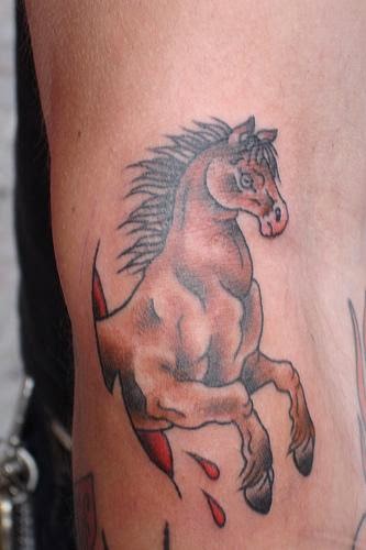 small horse tattoo. Horse Tattoos. Posted by anjar&;garry at 14:09