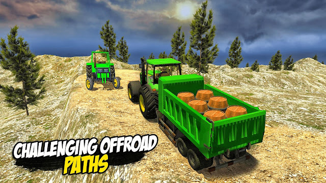 Heavy Tractor Trolley: Tractor Cargo Simulator