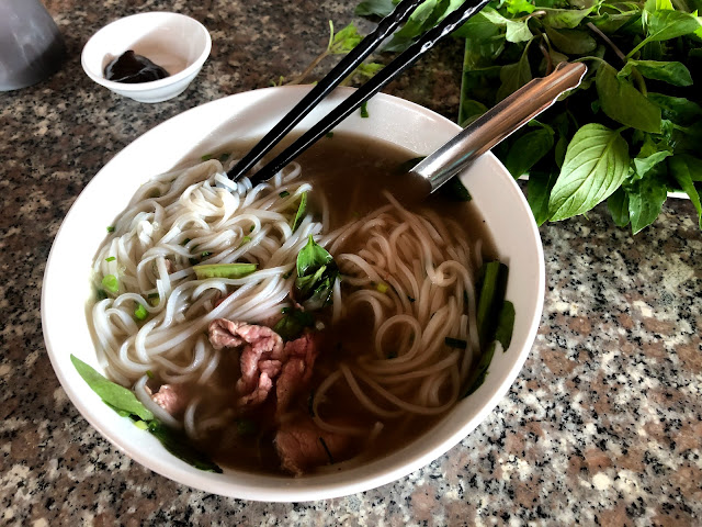 Pho Bo on our cycling trip to District 12, HCMC, Grasshopper Adventures