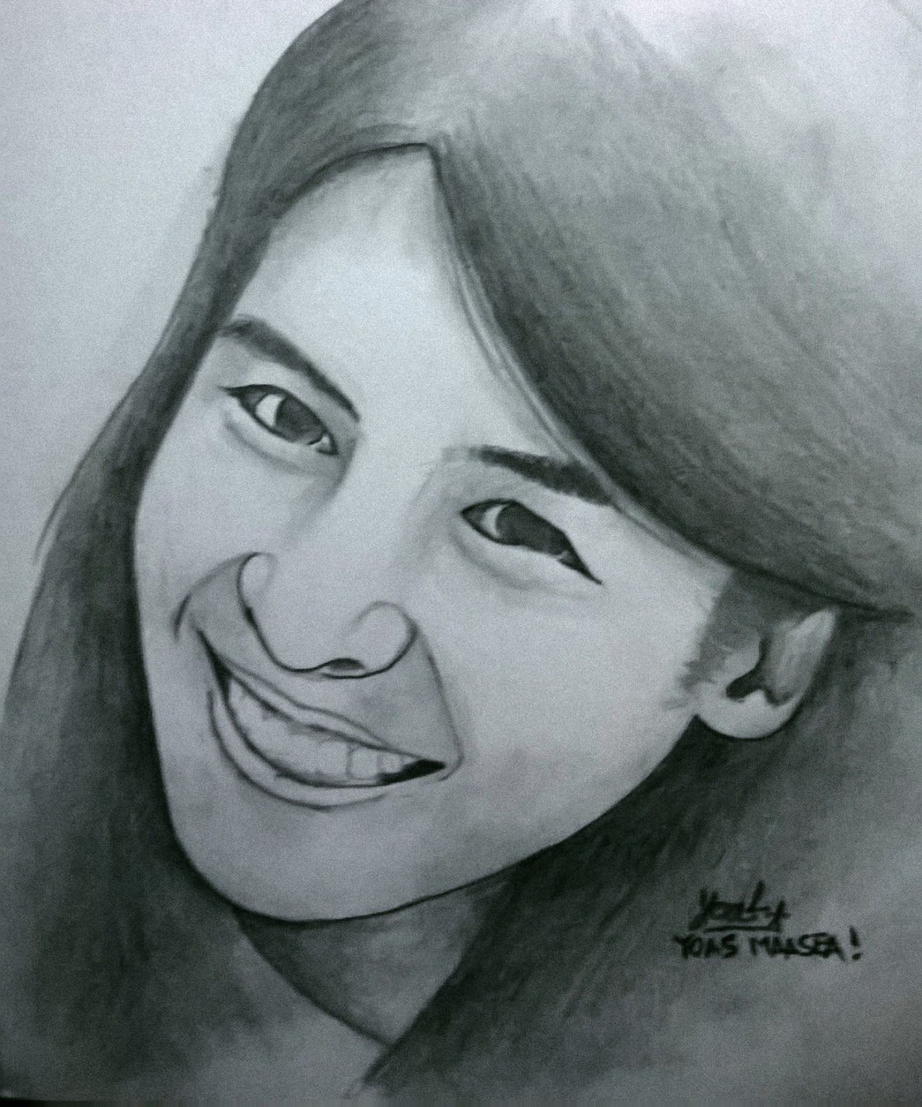  Gambar Sketsa Wajah Artis Indonesia Garlerisket