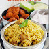 Chicken biryani (pressure cooker method)