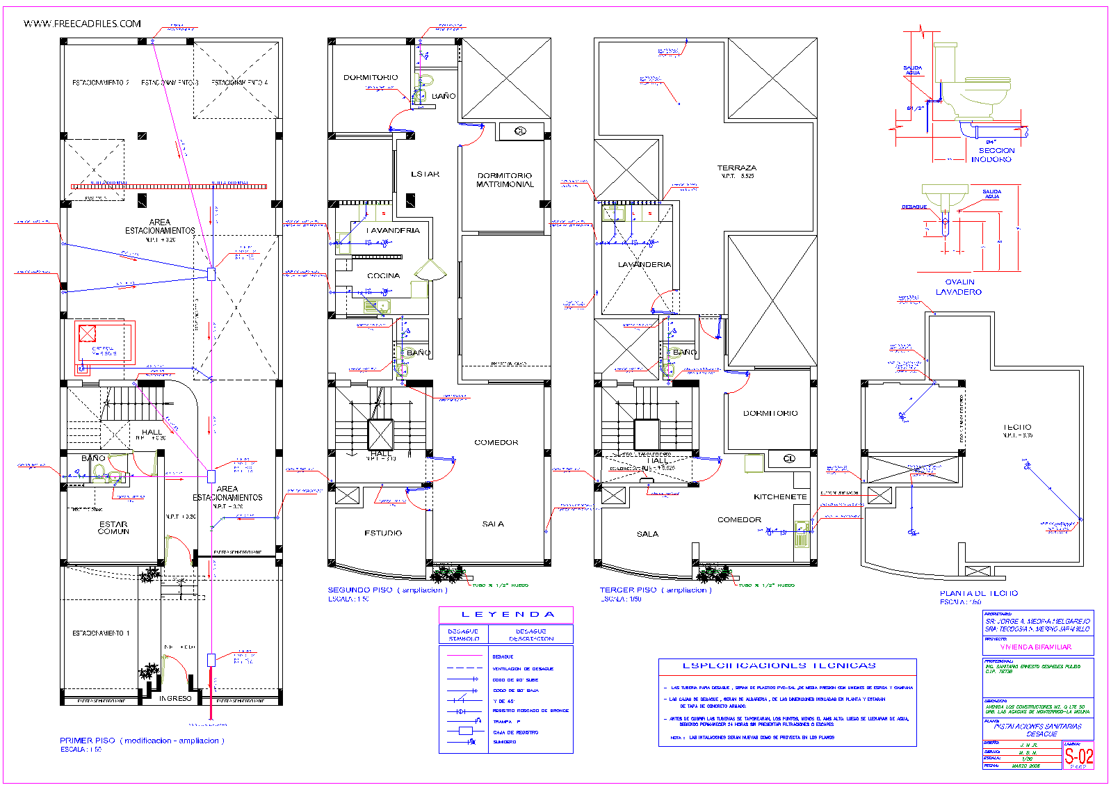 House Plumbing Dwg