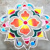 Very Easy and Simple Rangoli For Diwali With Flowers