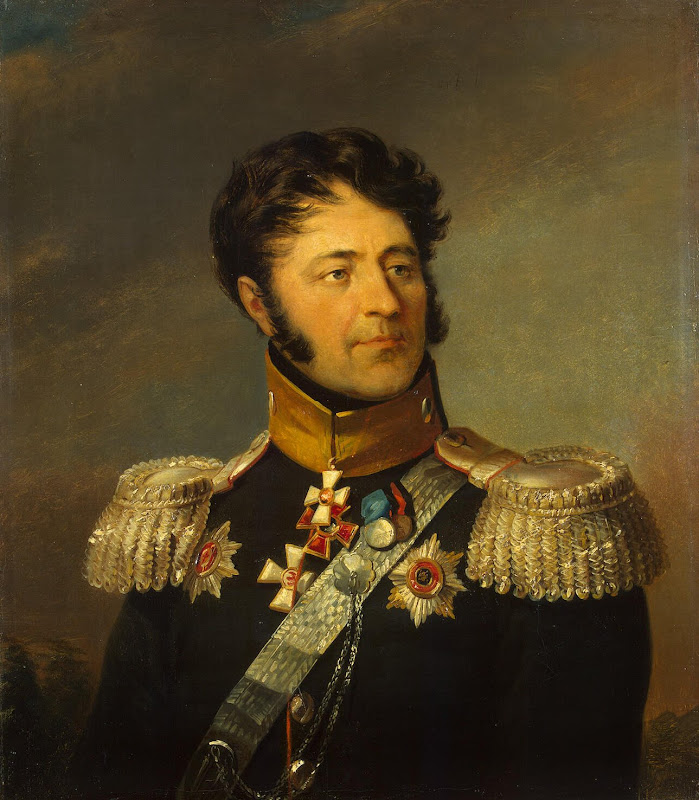 Portrait of Luka A. Denisyev by George Dawe - Portrait, History Paintings from Hermitage Museum