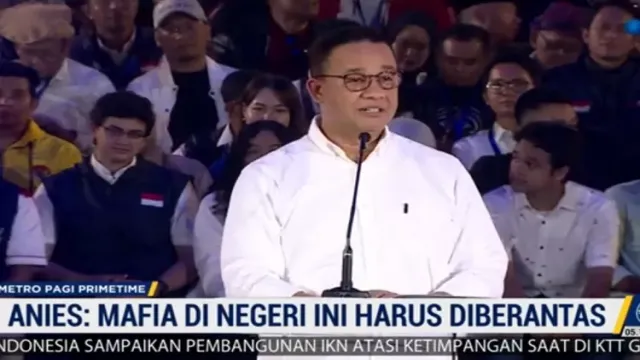 Anies Sebut Mafia Merajalela di Indonesia, dari Mafia Pemilu hingga Mafia Bansos