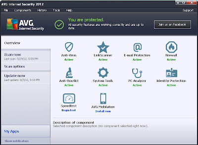 AVG Internet Security 2012 SP1 12.0.2178