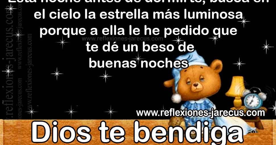 Buenas noches, Dios te bendiga - Reflexiones y Lecturas 