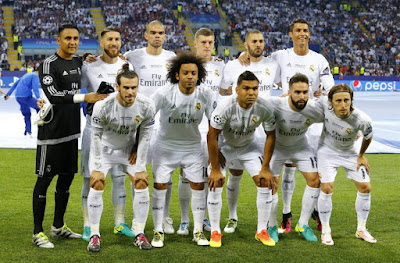 Real Madrid Champions League winners team photo