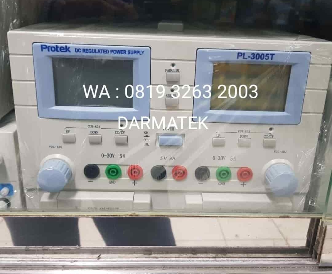 Darmatek Jual Potek PL-3005T Triple DC Regulated Power Supply Harga Ekonomis