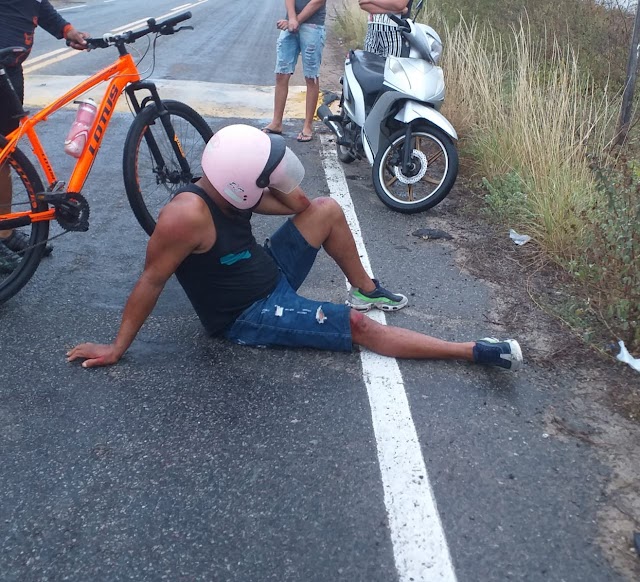 Jacobina: Motociclista sofre queda de Moto na BA 131  