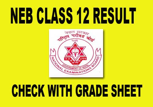 NEB Class 12 Result 2080