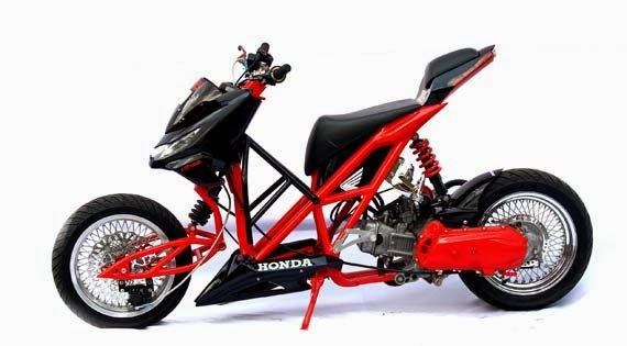 Variasi Modifikasi Motor Honda Beat Berkelas