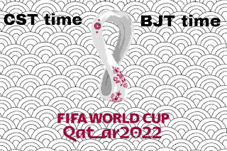 CST FIFA World Cup Schedule in BJT