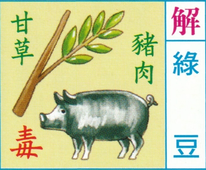甘草と豚肉