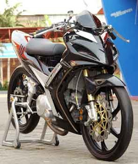 Gambar foto sepeda motor Yamaha Jupiter Mx 135 cw black 
