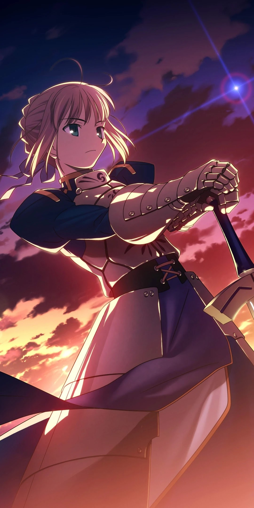 Saber phone wallpaper - Anime - Fate/stay Night - ponselwallpaper