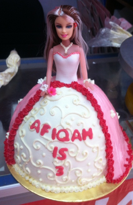 Princess/Barbie Buttercream Cake