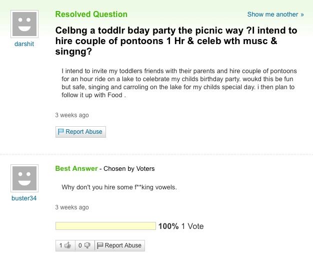 funny yahoo answers. Yahoo Answersthey#39;re funny.