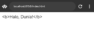 Contoh innerText