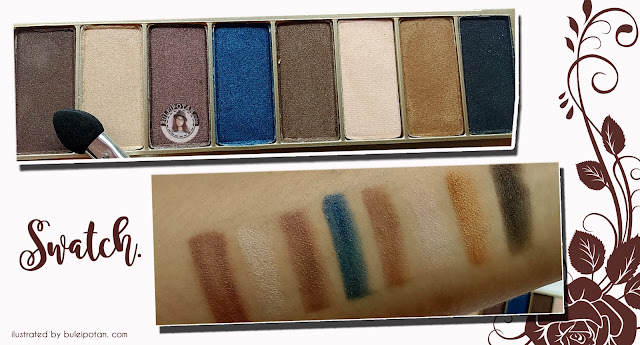 Swatch+warna+eyeshadow+natural+sariayu