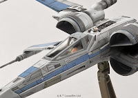 Bandai 1/72 X-Wing Resistance Fighter (Force Awakens) English Manual & Color Guide