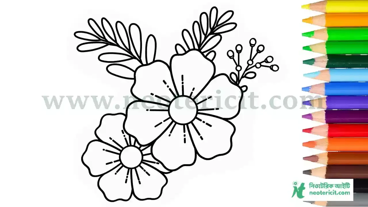 Flower picture drawing - flower picture - flower pic 2023 picture - flower picture download - different flower pictures - fuller chobi - NeotericIT.com - Image no 4
