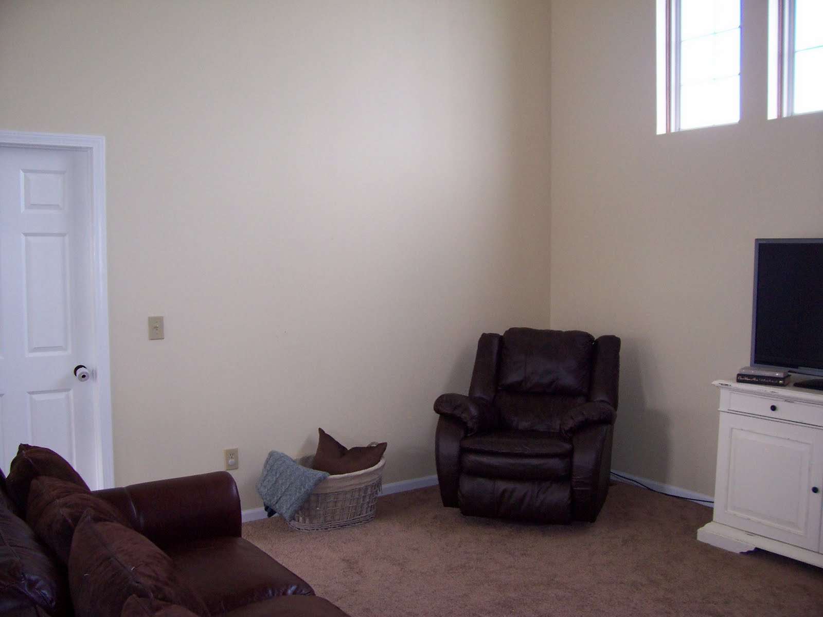 living room is a big blank