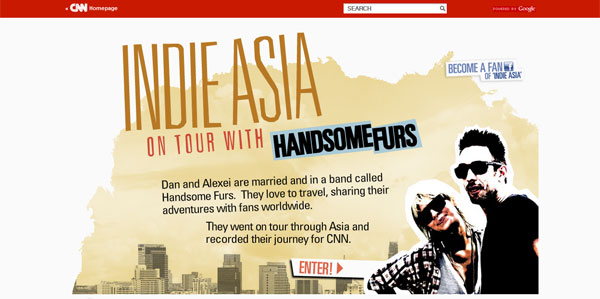 A musical travel through Asia with Handsome Furs