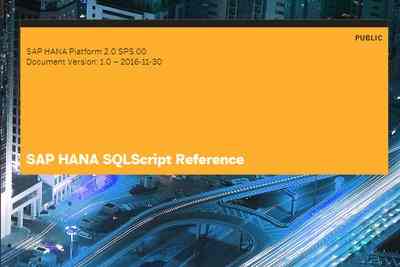 Qué es SQLScript - Consultoria-SAP