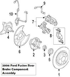 Wiring Diagrams - Ford Fusion 2006 Rear Brake Component