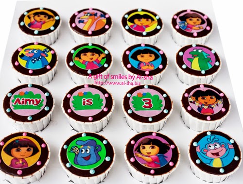 Birthday Cupcake Edible Image Dora The Explorer