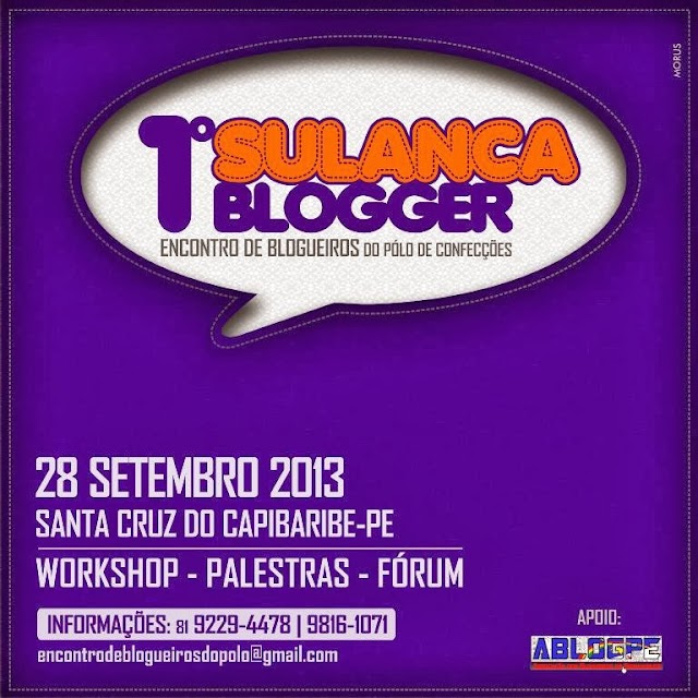 PROGRAMAÇÃO OFICIAL DO ENCONTRO DE BLOGUEIROS EM SANTA CRUZ DO CAPIBARIBE