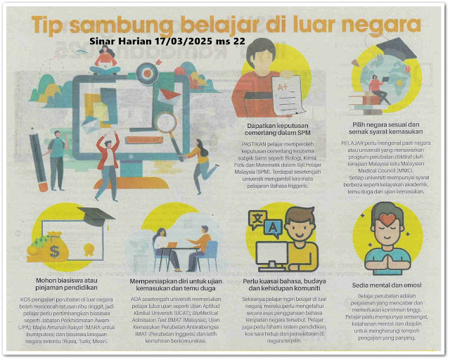 Tip sambung belajar di luar negara